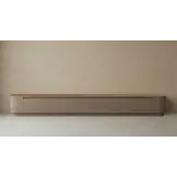 Japandi Tv Meubel Curved Staand - Walnoot - Gebogen zijkant