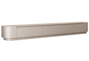 Japandi Tv Meubel Curved Staand - Beige