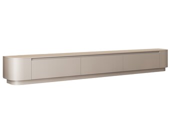 Japandi Tv Meubel Curved Staand - Beige