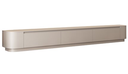 Japandi Tv Meubel Curved Staand - Beige