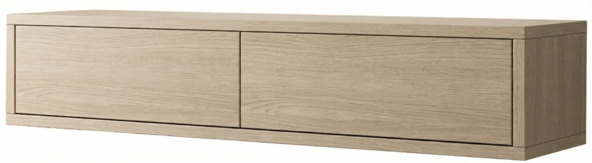 Zwevende Gangkast - Licht Beige eiken - L100 x D25 x H20 cm