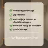 Zwevende Gangkast - Walnoot - L100 x D25 x H20 cm