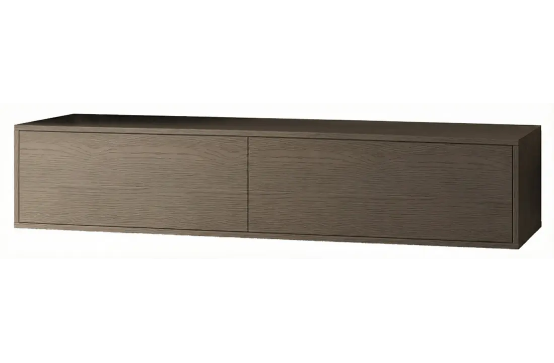 Zwevende Gangkast - Walnoot - L100 x D25 x H20 cm