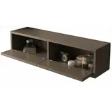 Zwevende Gangkast - Walnoot - L100 x D25 x H20 cm