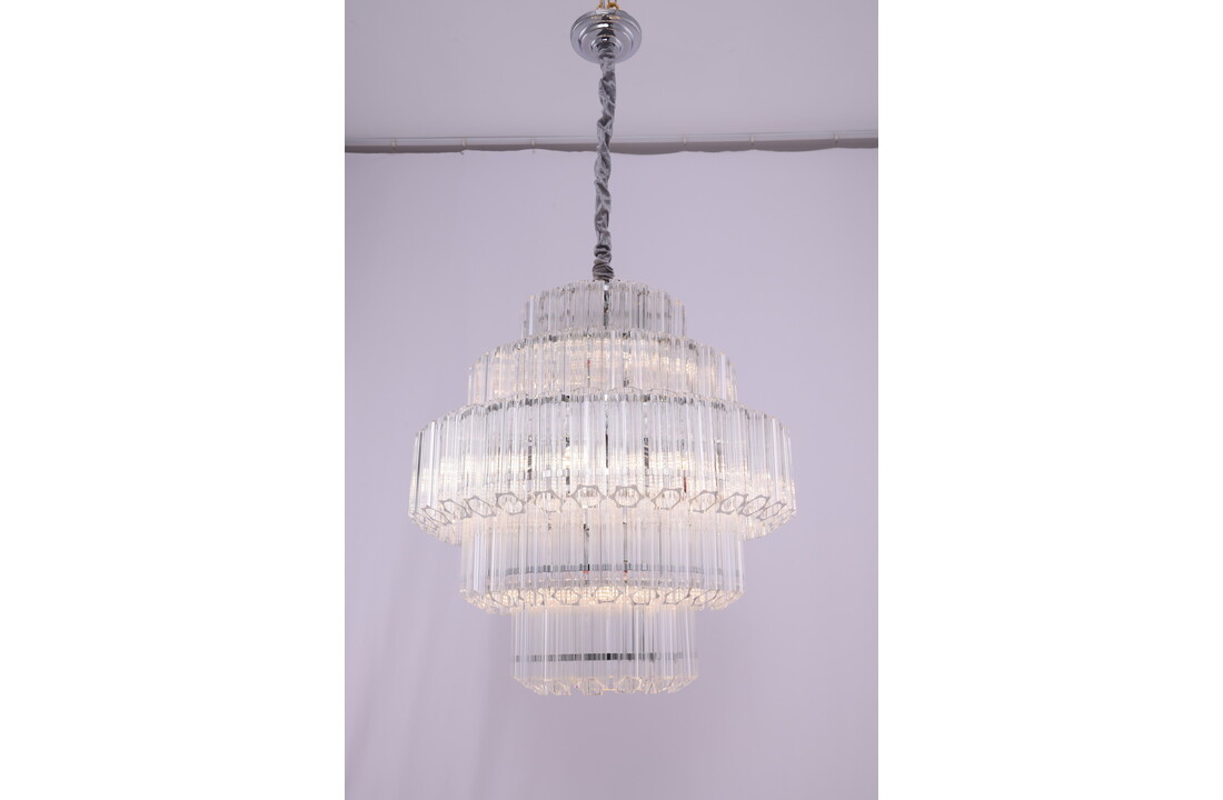 Hanglamp Méline - 50 cm - Transparant | 5 laags