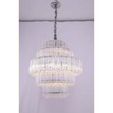 Hanglamp Méline - 50 cm - Transparant | 5 laags