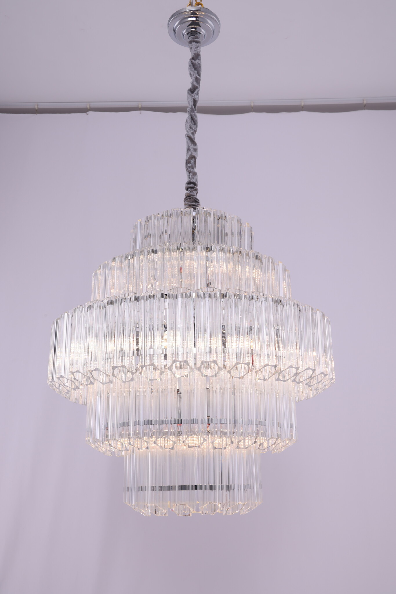 Hanglamp Méline - 50 cm - Transparant | 5 laags