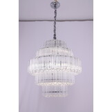 Hanglamp Méline - 50 cm - Transparant | 5 laags