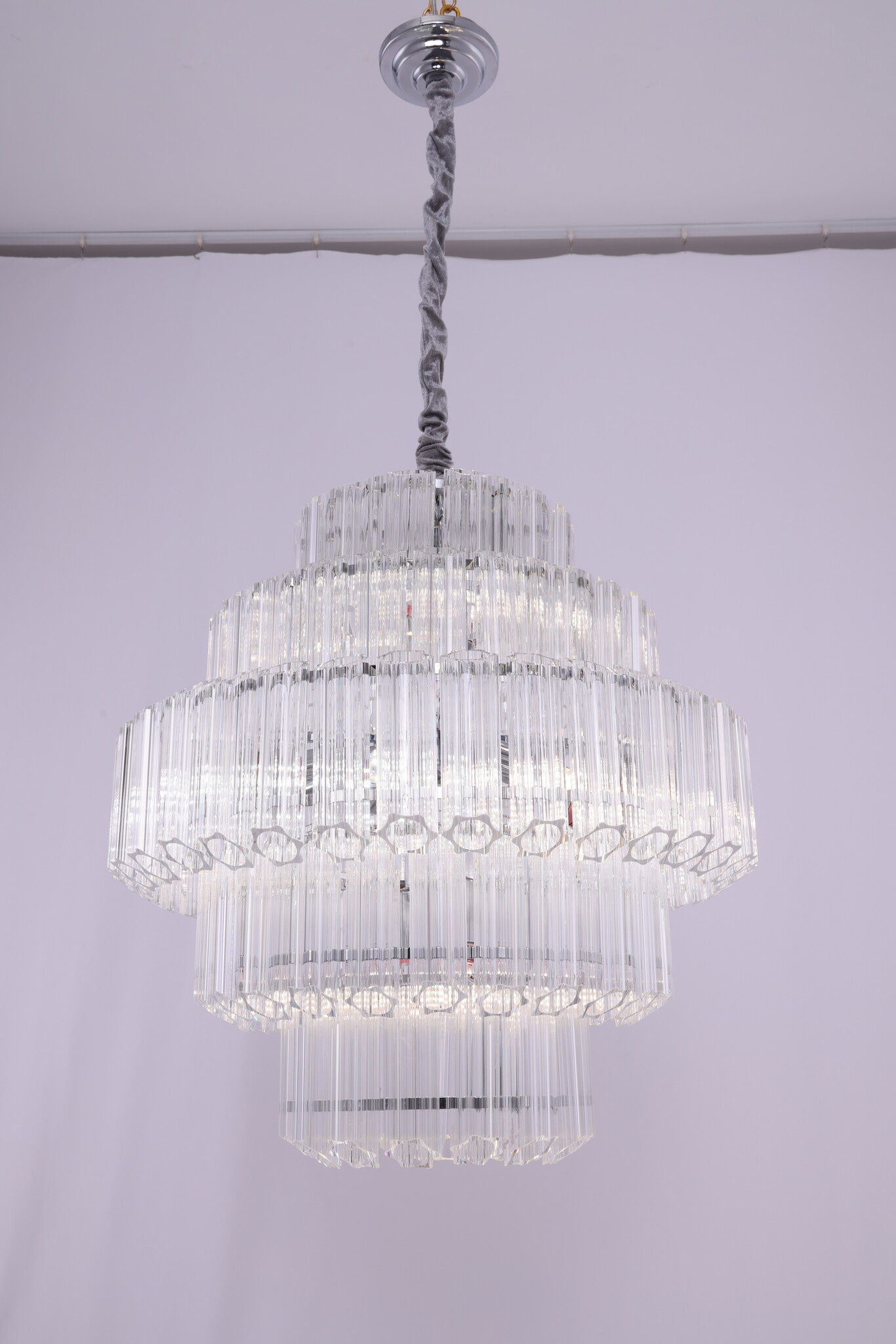 Hanglamp Méline - 50 cm - Transparant | 5 laags