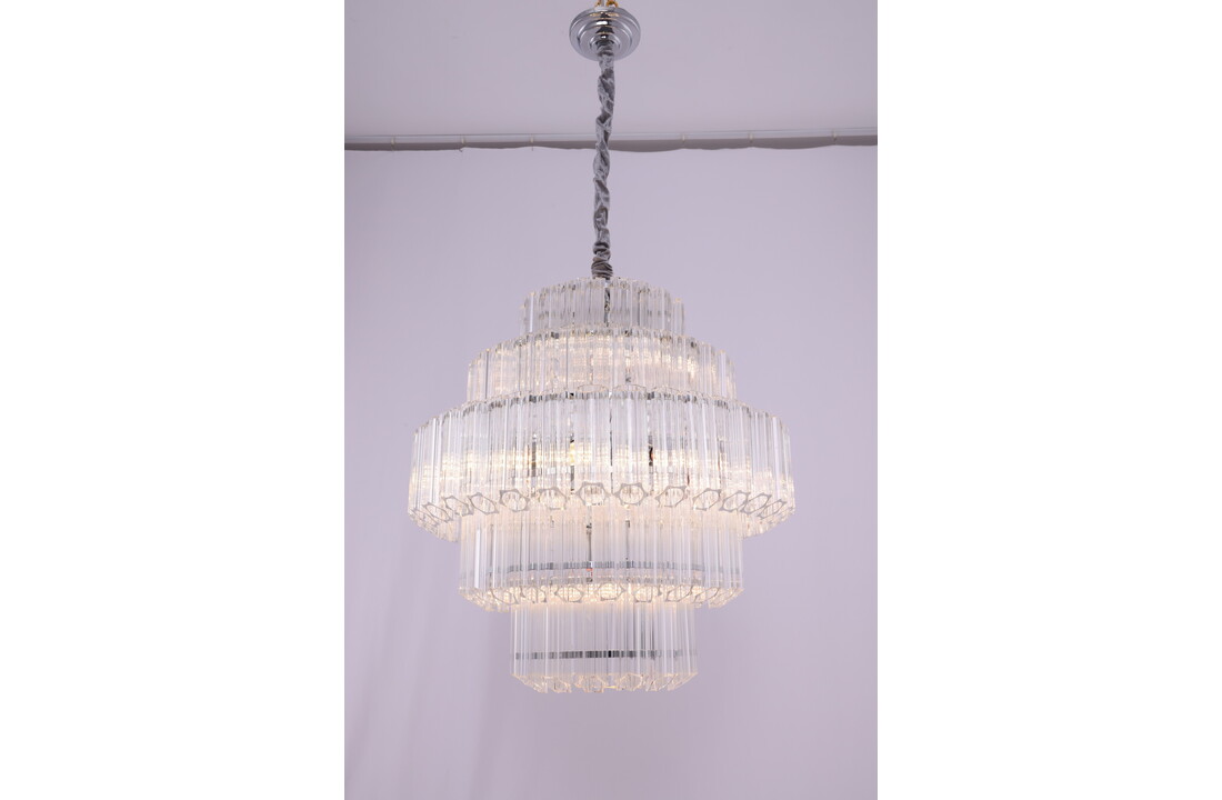 Hanglamp Méline - 50 cm - Transparant | 5 laags