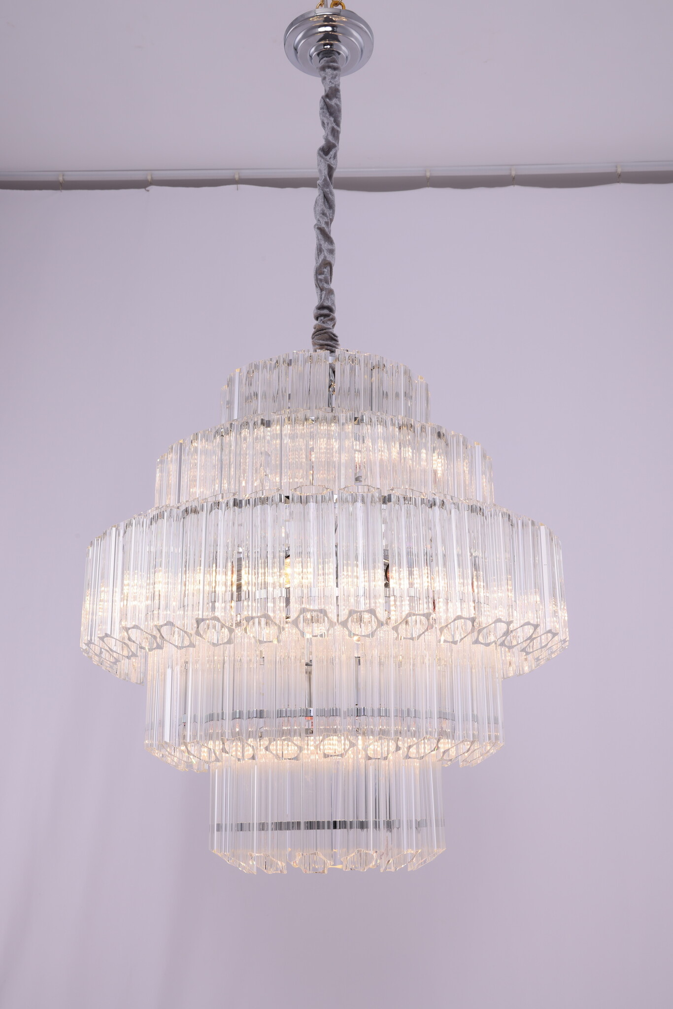 Hanglamp Méline - 50 cm - Transparant | 5 laags