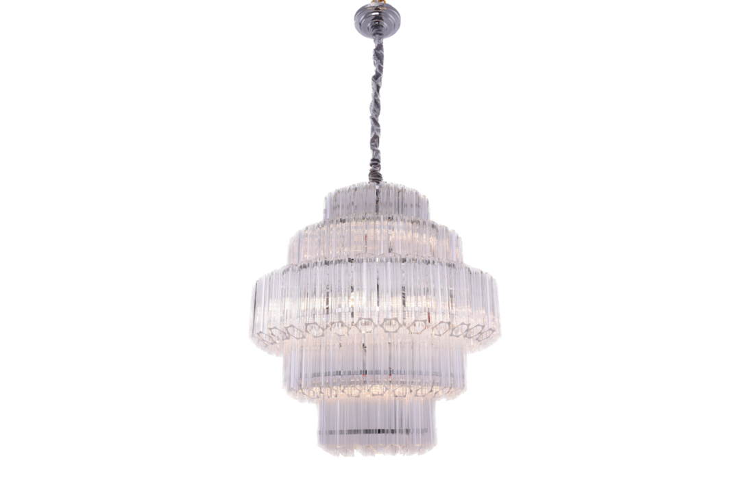 Hanglamp Méline - 50 cm - Transparant | 5 laags