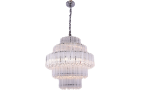 Hanglamp Méline - 50 cm - Transparant | 5 laags