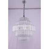 Hanglamp Méline - 50 cm - Transparant | 5 laags