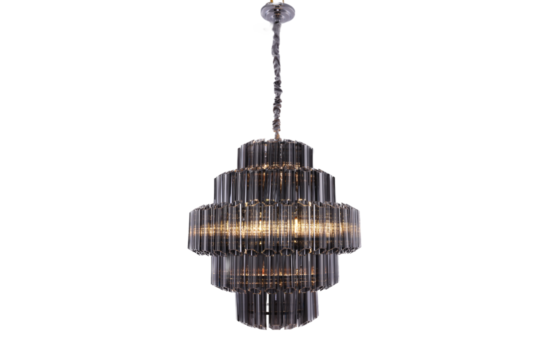 Hanglamp Méline - 50 cm - Smoke | 5 laags