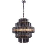 Hanglamp Méline - 50 cm - Smoke | 5 laags