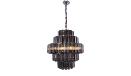 Hanglamp Méline - 50 cm - Smoke | 5 laags