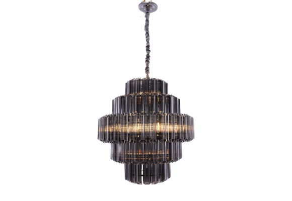 Hanglamp Méline - 50 cm - Smoke | 5 laags