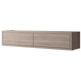 Zwevende Gangkast - Licht Beige eiken - L100 x D25 x H20 cm