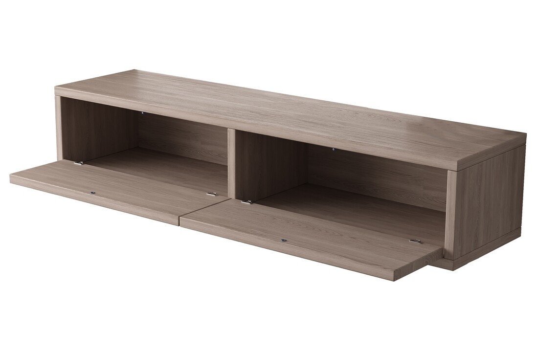 Zwevende Gangkast - Licht Beige eiken - L100 x D25 x H20 cm