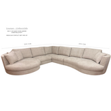 Hoekbank Rondo - Greige