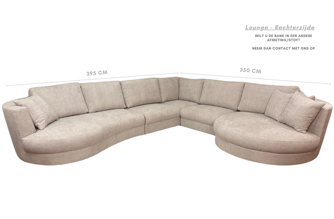 Hoekbank Rondo - Greige