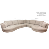 Hoekbank Rondo - Greige