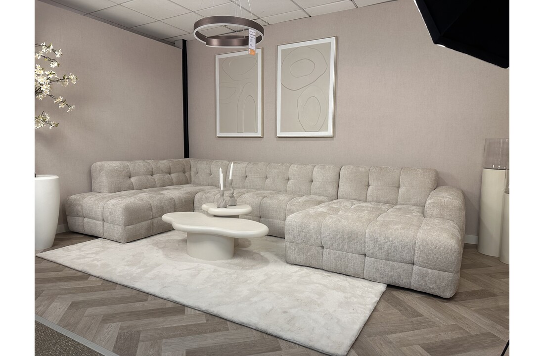 U-Bank Cubes - Geweven stof - Cremé