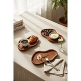 Schalenset Akiro -  Acacia hout - 3 delig