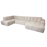 U-Bank Cubes - Geweven stof - Cremé