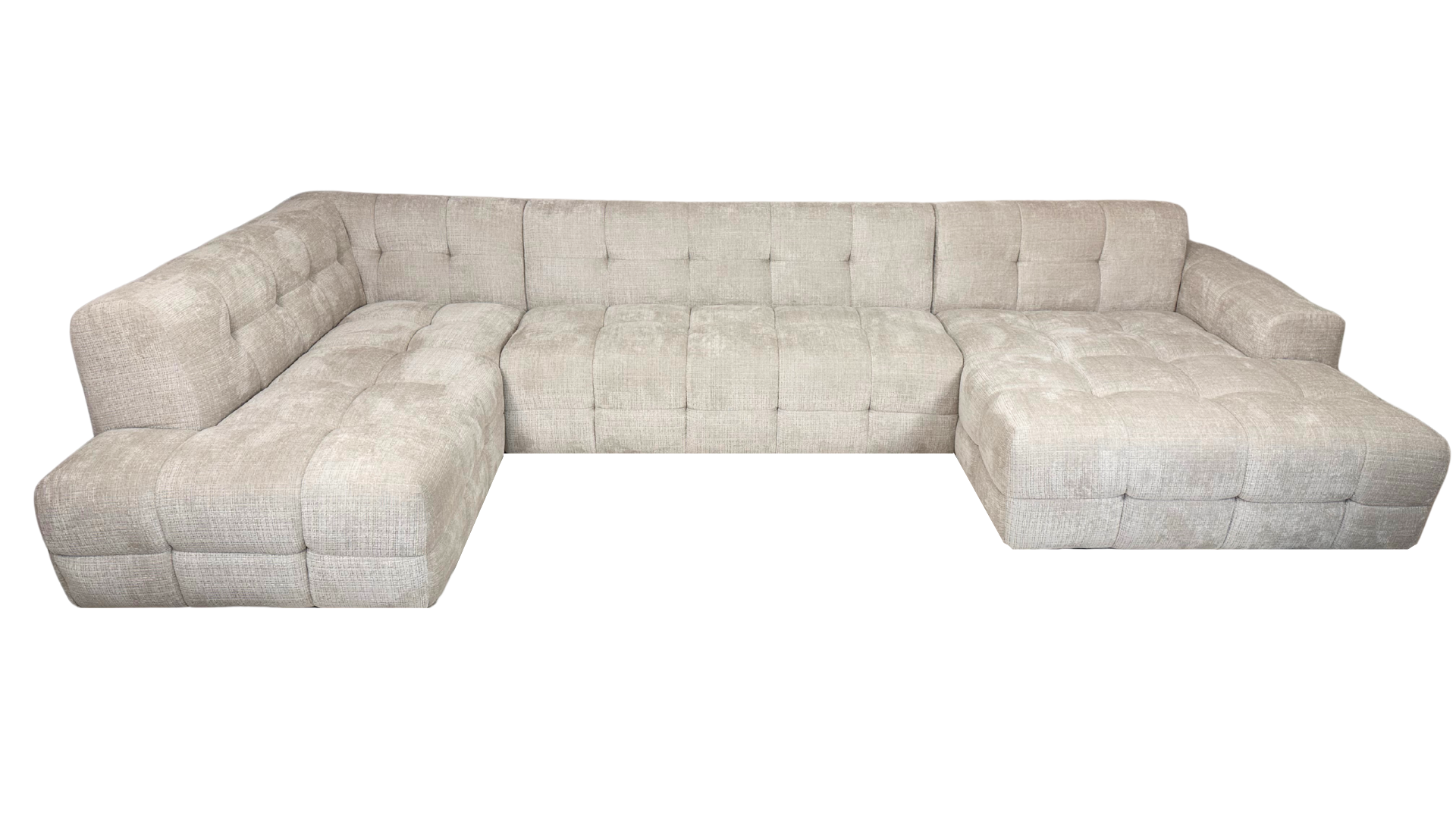 U-Bank Cubes - Geweven stof - Cremé