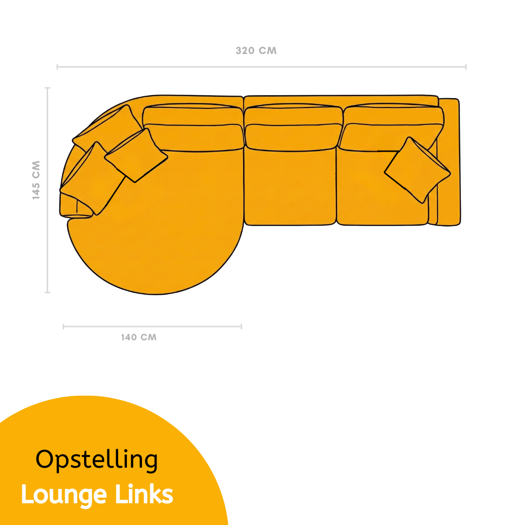 Loungebank Moon - Cremona 02 Beige