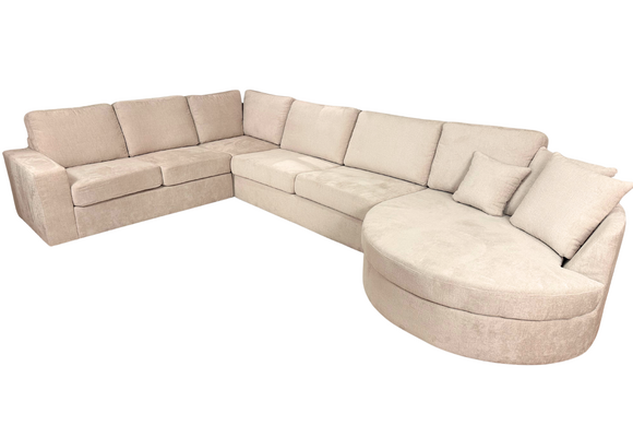 Hoekbank Moon - Gebroken wit