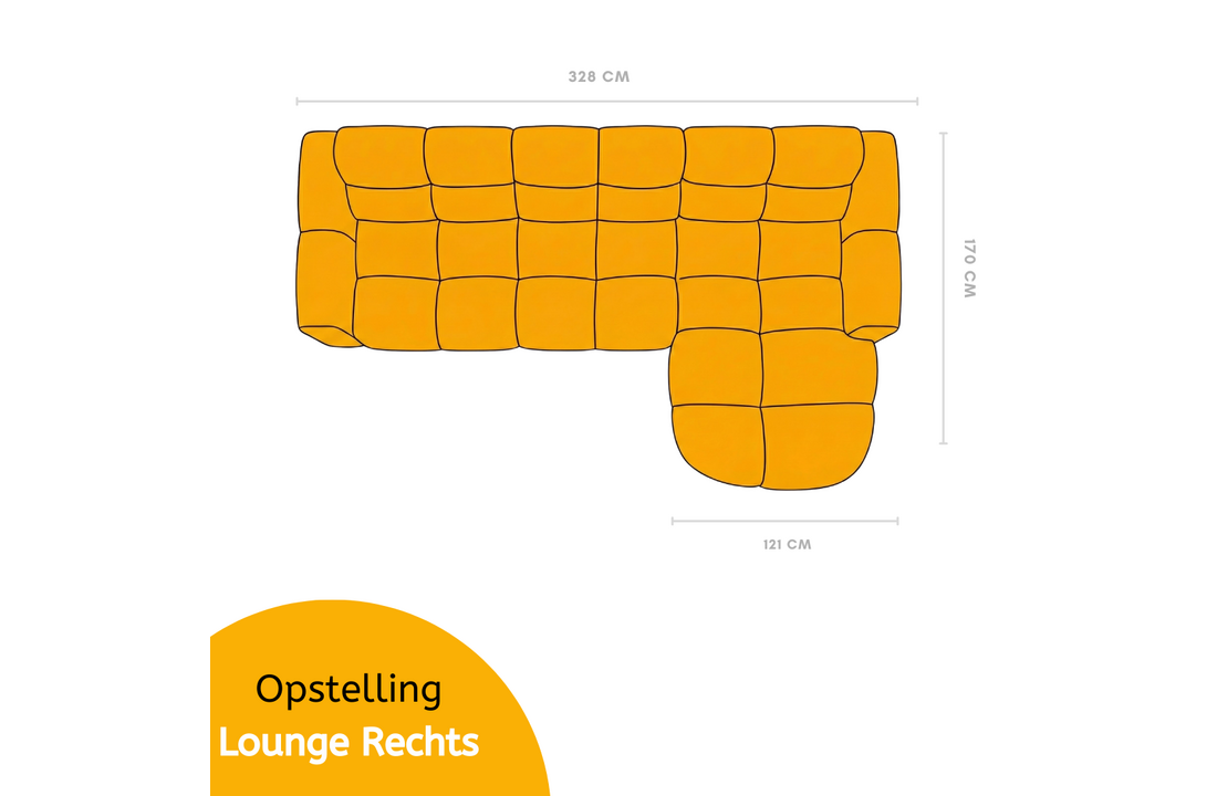 Loungebank Nova - Warm Beige - Cremona 14