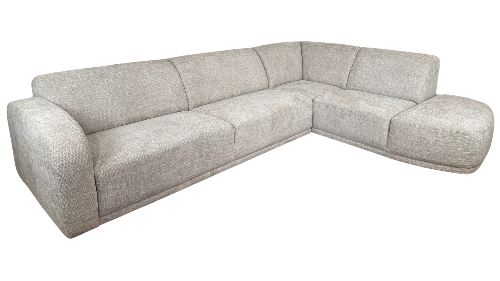 Hoekbank Luna - Licht greige