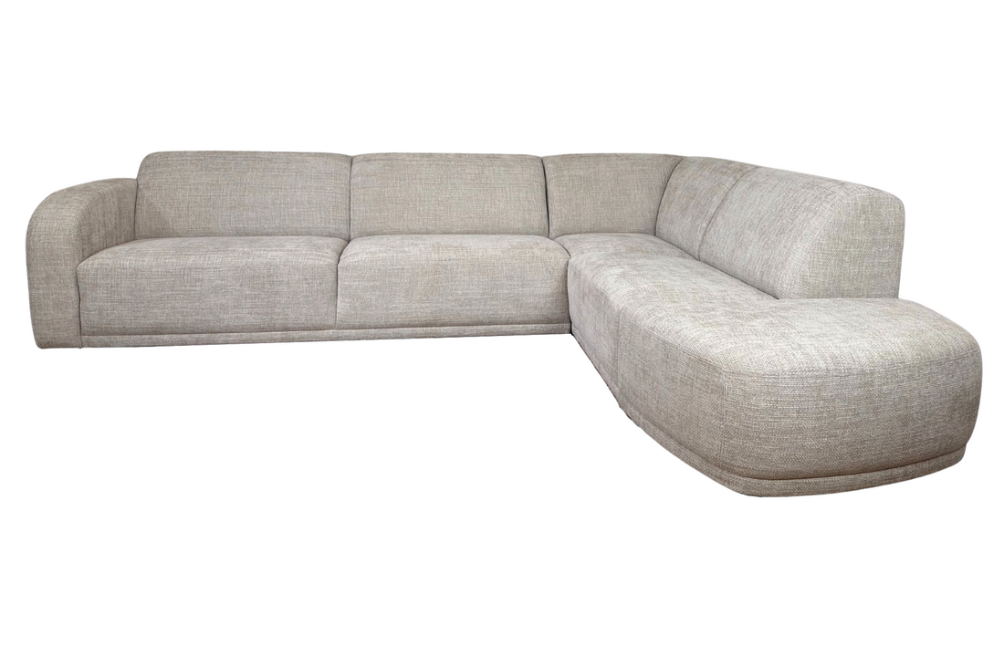 Hoekbank Luna - Licht greige
