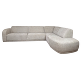 Hoekbank Luna - Licht greige