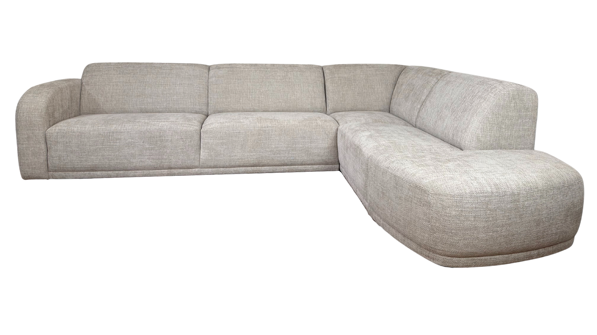 Hoekbank Luna - Licht greige