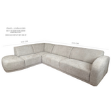 Hoekbank Luna - Licht greige