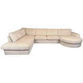 U-Bank Scott - Ronde Lounge - Crème