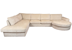 U-Bank Scott - Ronde Lounge - Crème