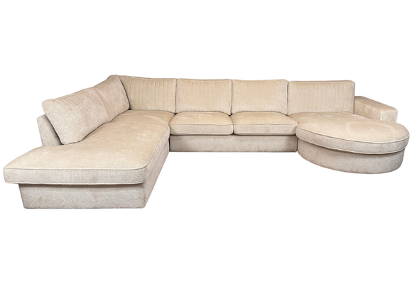 U-Bank Scott - Ronde Lounge - Crème