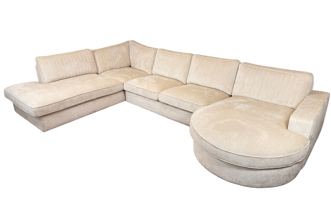 U-Bank Scott - Ronde Lounge - Crème