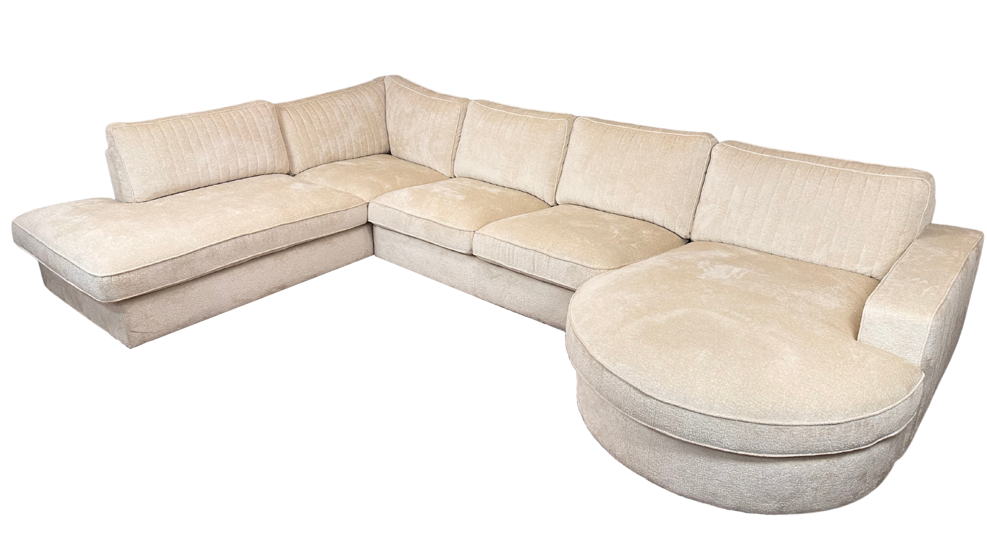 U-Bank Scott - Ronde Lounge - Crème