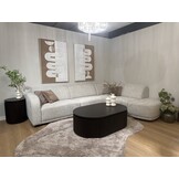 Hoekbank Luna - Licht greige