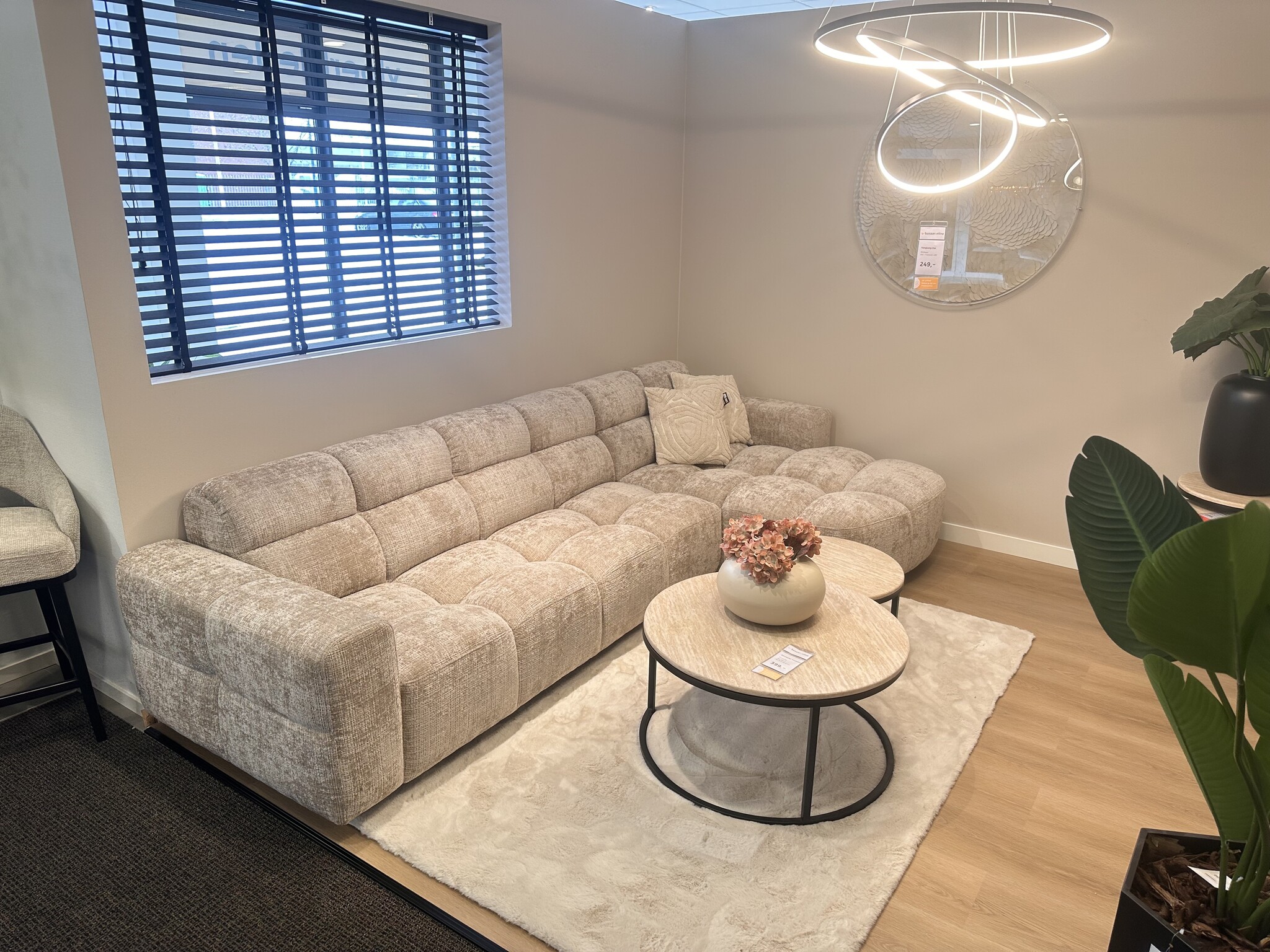 Loungebank Nova - Warm Beige - Cremona 14