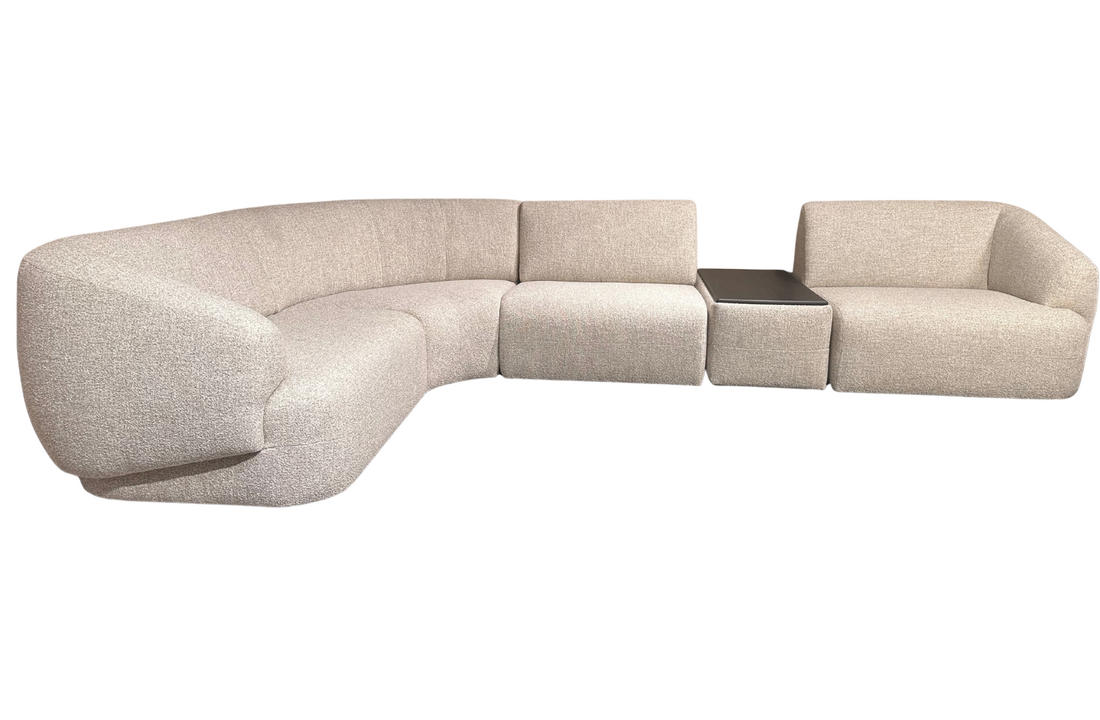 Hoekbank Satomi - Bouclé stof