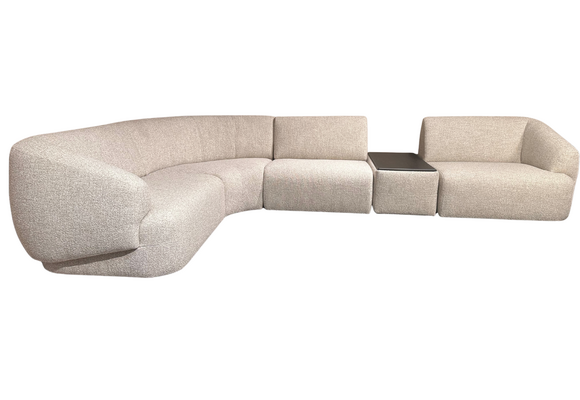 Hoekbank Satomi - Bouclé stof