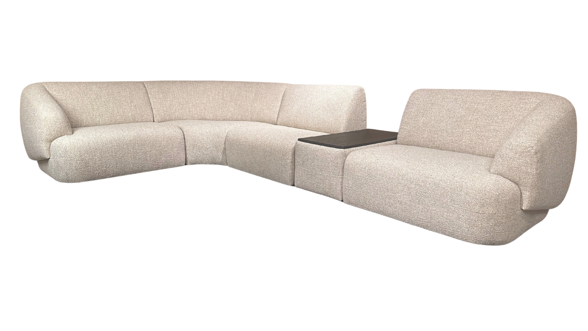 Hoekbank Satomi - Bouclé stof