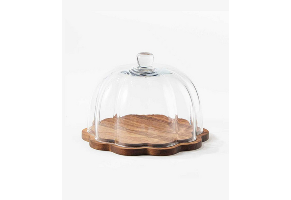 Taartplateau Cloudy - Acaciahout  – ⌀ 31 cm